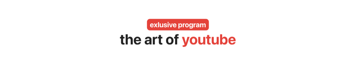 The Art Of YouTube — exclusive program
